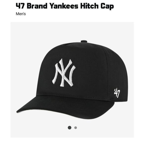 47 Brand Yankees Hitch Cap Black Mens One size fits all - Picture 10 of 10